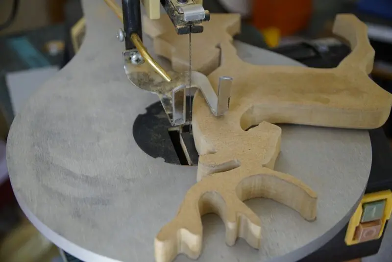 how thick of wood can a scroll saw cut